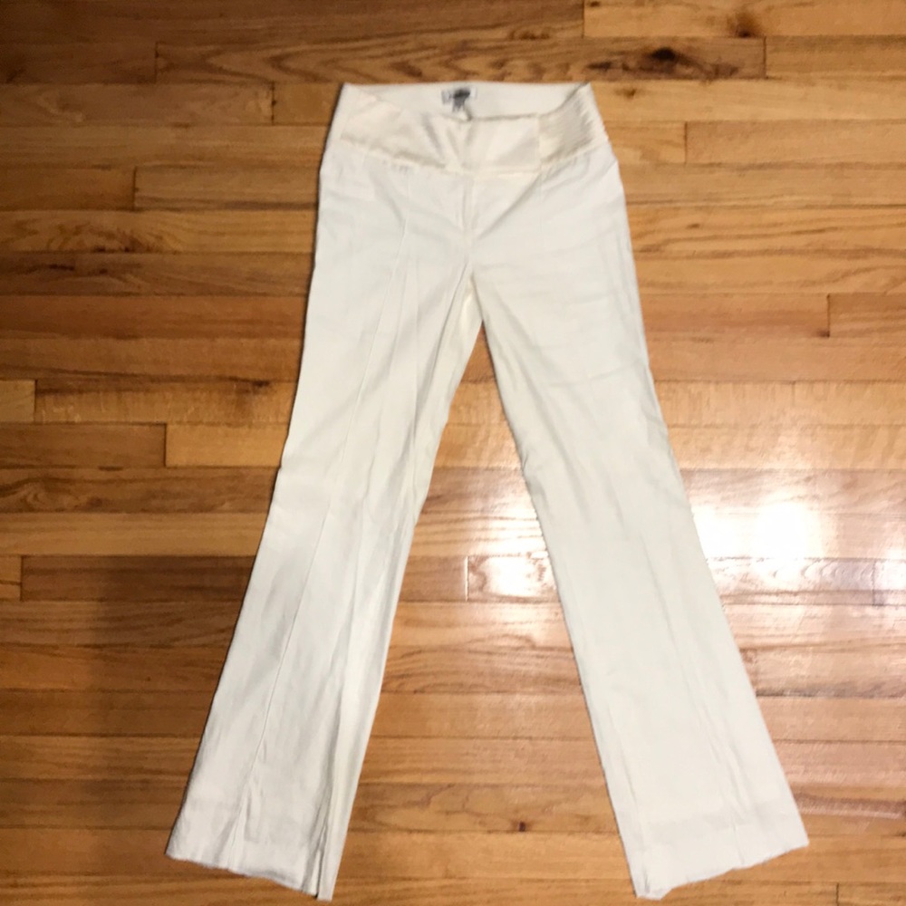 Bebe Linen Vintage Y2k Coastal Cottage Western Coquette summer wide flare 0